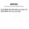 Mpulse Front Brake Pads Wear Sensor For BMW X6 SEN-2BWS0203